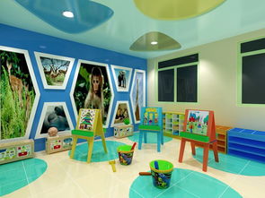 云南昆明高端早教中心幼兒園教室裝修設計效果圖